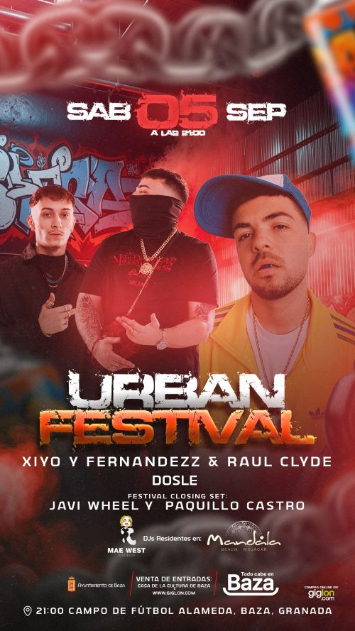 Urban Fest Baza: el reguetón toma Granada este septiembre